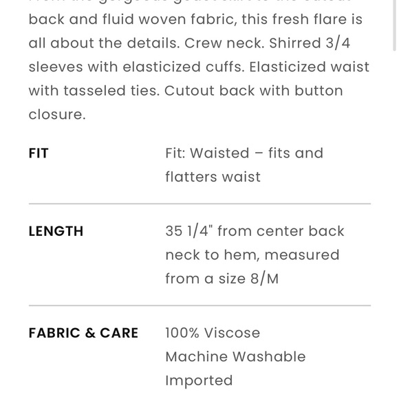 NWT Loft Dress - Picture 4 of 9